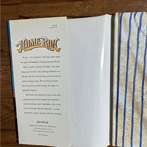 Home Run • Robert Robert Burleigh • 1998 • Harcourt Brace • HC Book - Picture 10 of 12